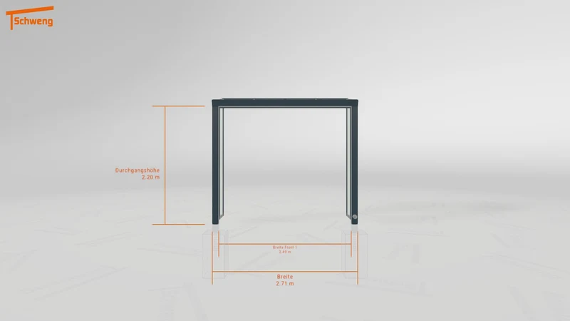 #DE Schweng Terrassenüberdachung S350 (ID w3yv83)