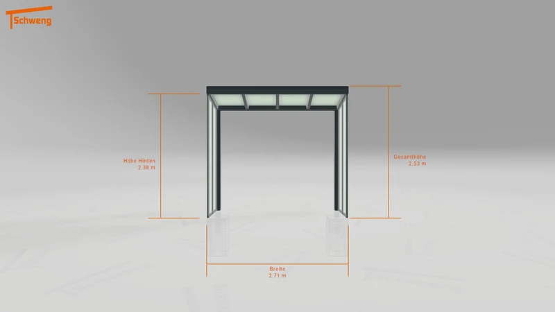 #DE Schweng Terrassenüberdachung S350 (ID w3yv83)