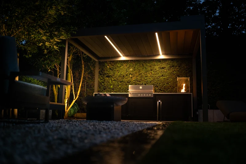 Alba Lamellendach 5 × 3 m – motorisierte Aluminium-Pergola