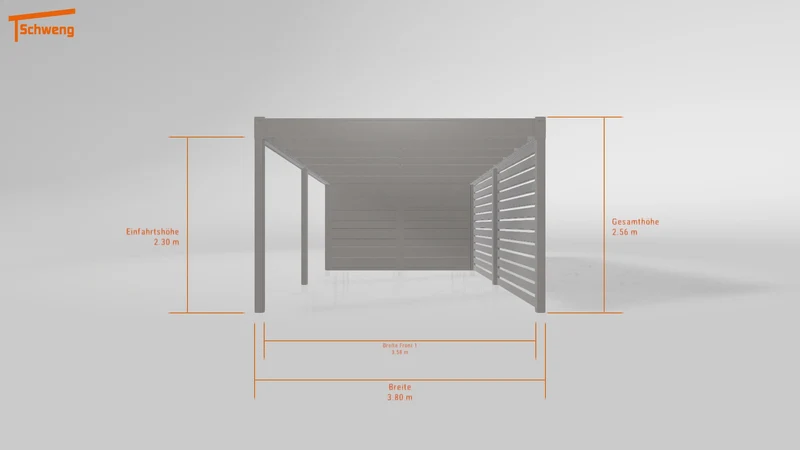 #DE Schweng Flachdachcarport C600 (ID k2r8nq) #MTG