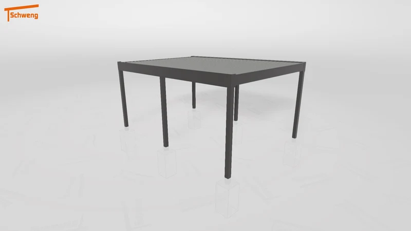 #DE Schweng Flachdachcarport C600 (ID mjrpyr)