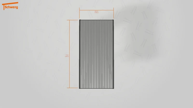 #DE Schweng Flachdachcarport C600 (ID w3y23w)