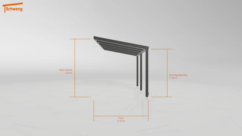 #DE Schweng Terrassenüberdachung S350 (ID 2qb27r)