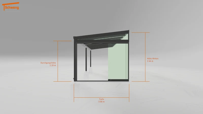 #DE Schweng Terrassenüberdachung S400 (ID 2qb39w)
