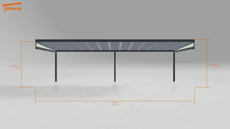 #DE Schweng Terrassenüberdachung S350 (ID rjr44x)