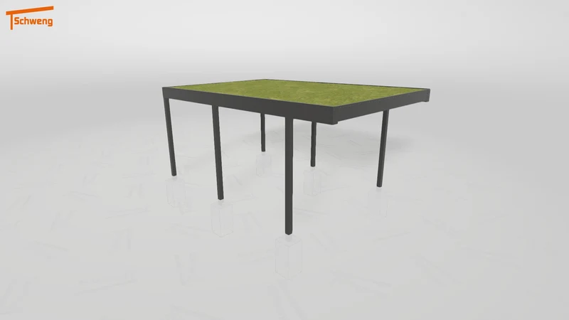 #DE Schweng Flachdachcarport C600+ (ID k2rwwm) #MTG