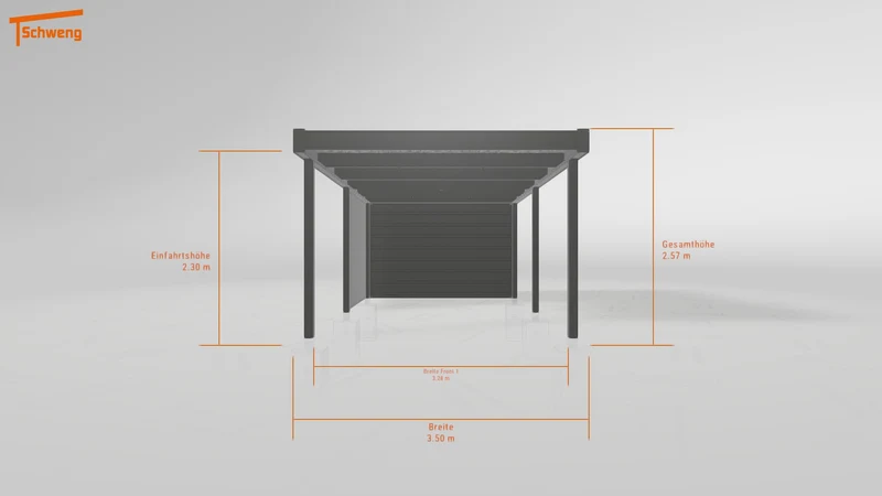 #DE Schweng Flachdachcarport C600 (ID pbq4m3) #MTG