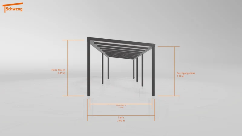 #DE Schweng Terrassenüberdachung S350 (ID zbxm49)