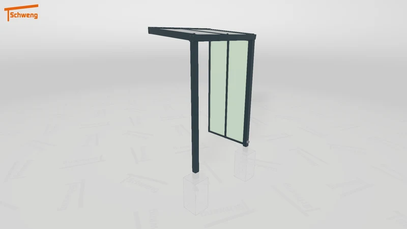 #DE Schweng Terrassenüberdachung S350 (ID 775y97)