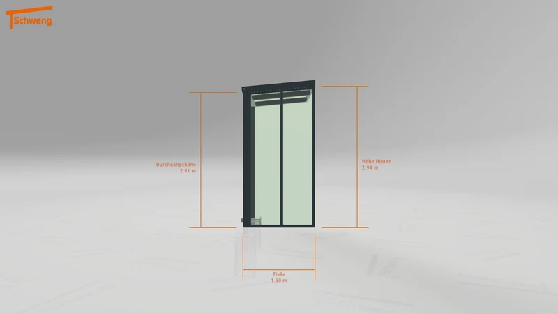 #DE Schweng Terrassenüberdachung S350 (ID 775y97)