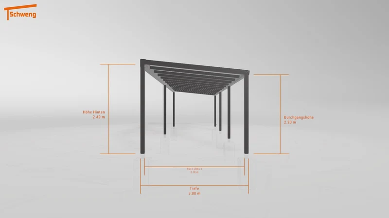 #DE Schweng Terrassenüberdachung S350 (ID 9wx8nq)