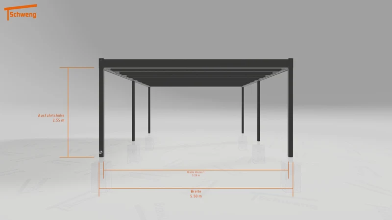 #DE Schweng Flachdachcarport C600 (ID bkjz3p) #MTG