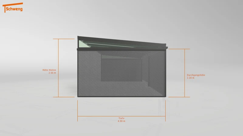 #DE Schweng Terrassenüberdachung S400 (ID 9wx293)
