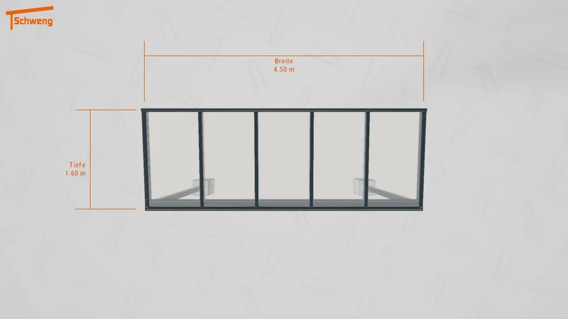 #DE Schweng Terrassenüberdachung S350 (ID zbx3nv)