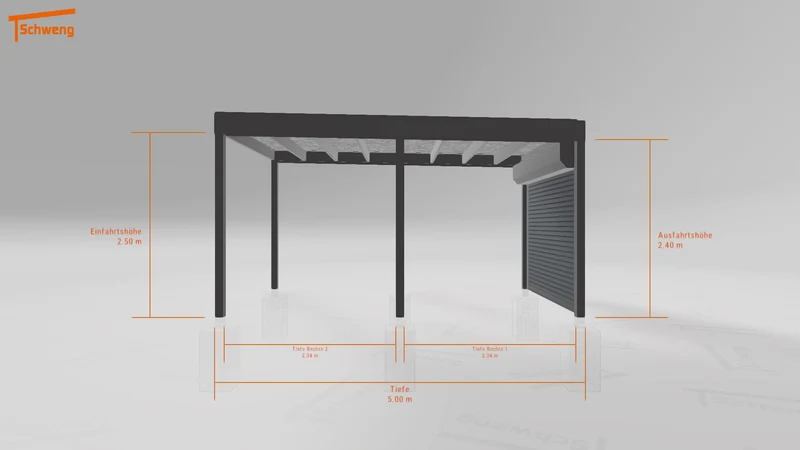 #DE Schweng Flachdachcarport C600+ (ID x75wrd)