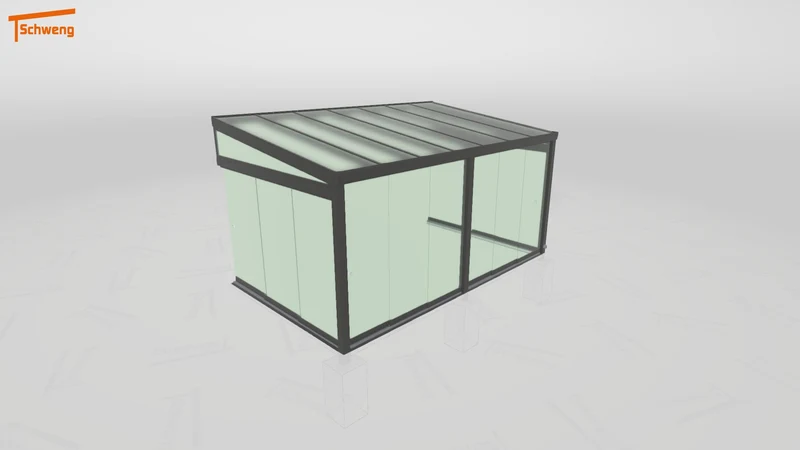 #DE Schweng Terrassenüberdachung S400 (ID rjr29m)