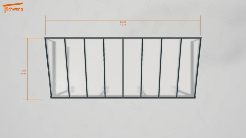 #DE Schweng Terrassenüberdachung S400 (ID k2rkpj)