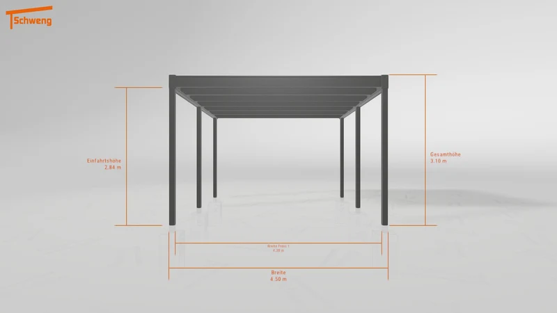 #AT Schweng Flachdachcarport C600+ (ID w3ydmv)