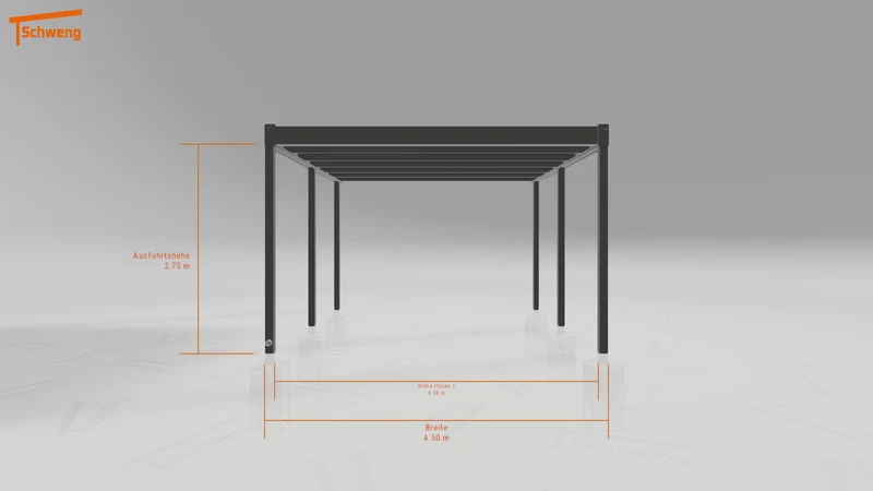 #AT Schweng Flachdachcarport C600+ (ID w3ydmv)