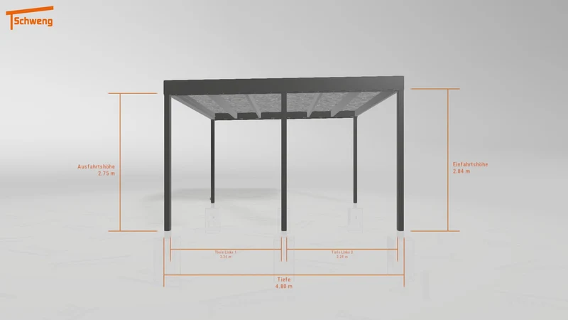 #AT Schweng Flachdachcarport C600+ (ID w3ydmv)