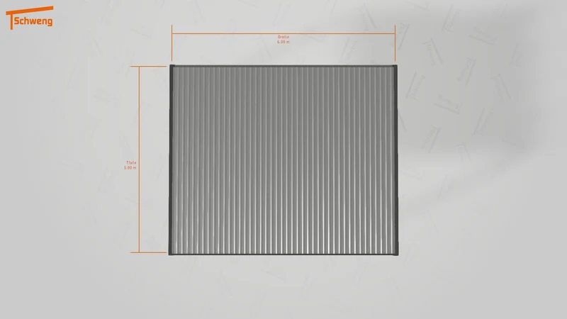 #AT Schweng Flachdachcarport C600+ (ID 857vz5)