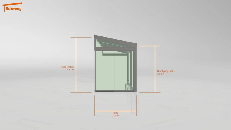 #DE Schweng Terrassenüberdachung S400 (ID 9wx3jg)