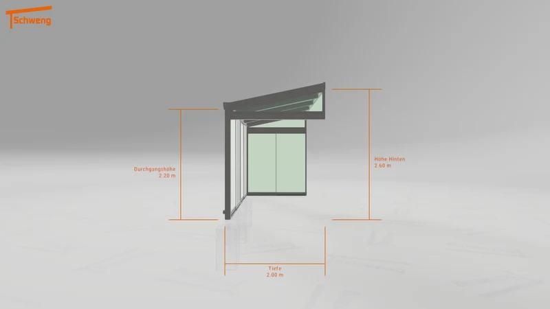 #DE Schweng Terrassenüberdachung S400 (ID 9wx3jg)