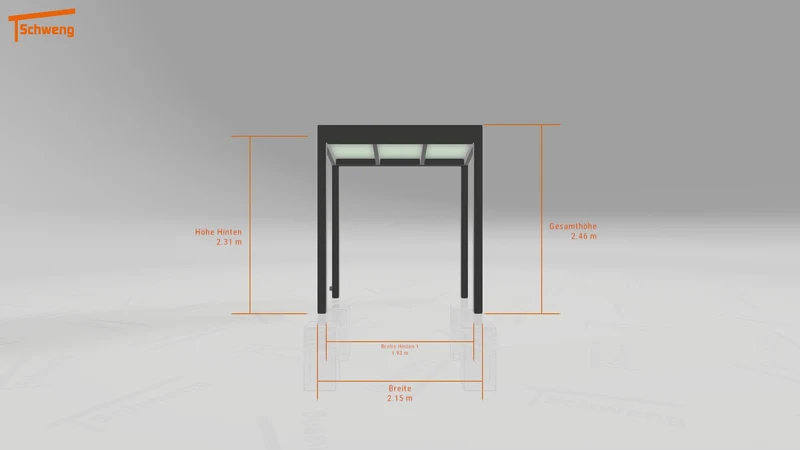 #AT Schweng Terrassenüberdachung S400 (ID rjrddz)