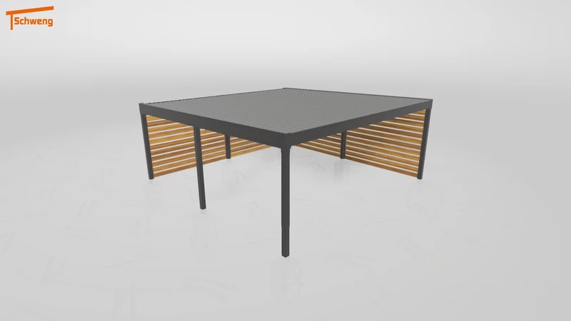 #DE Schweng Flachdachcarport C600+ (ID jjrd7m) #MTG