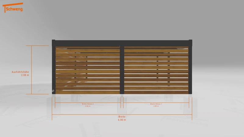 #DE Schweng Flachdachcarport C600+ (ID jjrd7m) #MTG