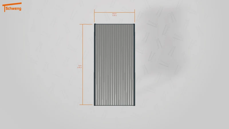 #DE Schweng Flachdachcarport C600+ (ID 775xdp) #MTG