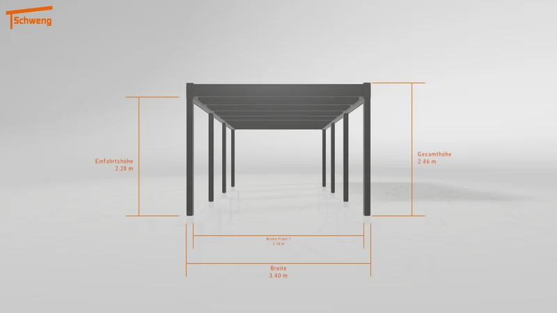 #DE Schweng Flachdachcarport C600+ (ID x75zkg) #MTG
