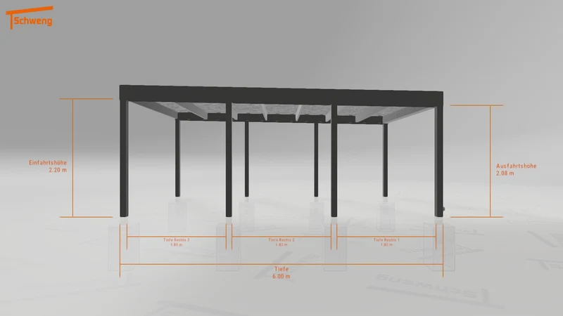 #DE Schweng Flachdachcarport C600+ (ID x75zkg) #MTG
