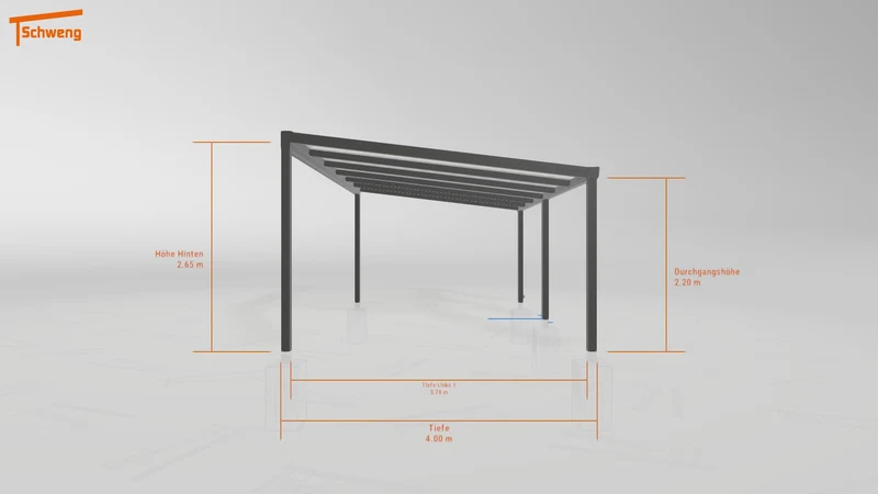 #DE Schweng Terrassenüberdachung S400 (ID 5m93nq)