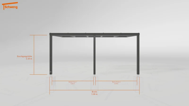 #DE Schweng Terrassenüberdachung S350 (ID 2qb257)