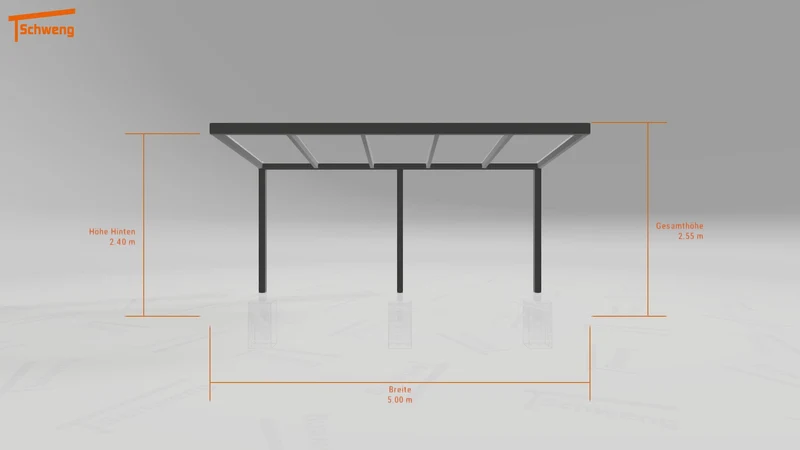 #DE Schweng Terrassenüberdachung S350 (ID 2qb257)