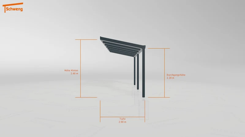 #DE Schweng Terrassenüberdachung S400 (ID zbxm59)