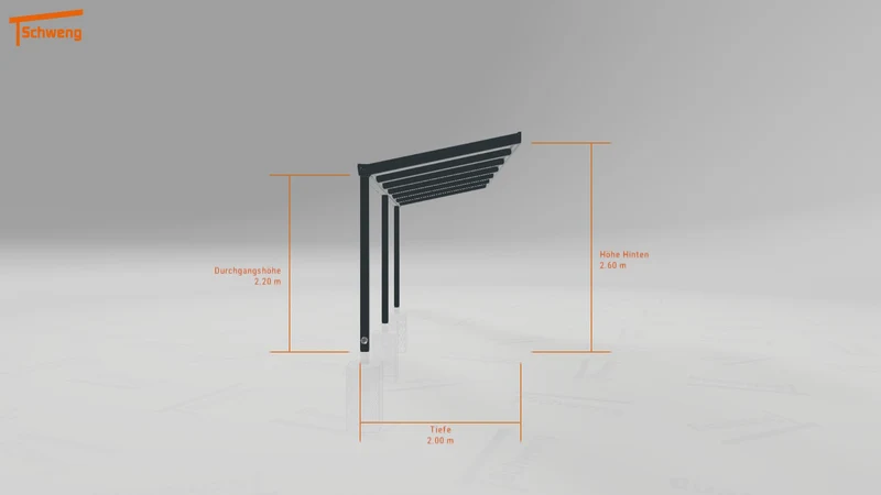 #DE Schweng Terrassenüberdachung S400 (ID zbxm59)