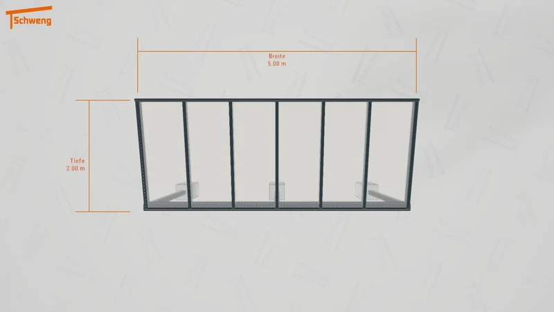 #DE Schweng Terrassenüberdachung S400 (ID zbxm59)