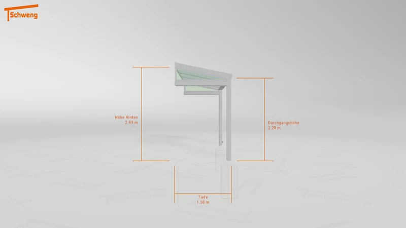 #DE Schweng Terrassenüberdachung S350 (ID jjrxp7)