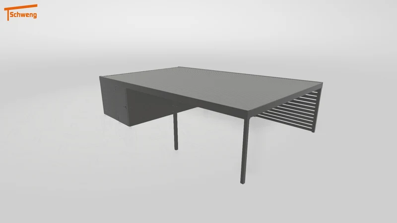 #DE Schweng Flachdachcarport C600 (ID dvzkg7) #MTG