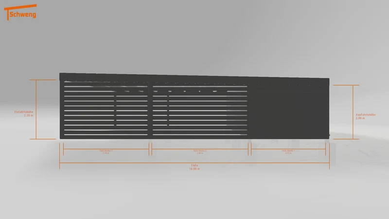 #DE Schweng Flachdachcarport C600 (ID dvzkg7) #MTG
