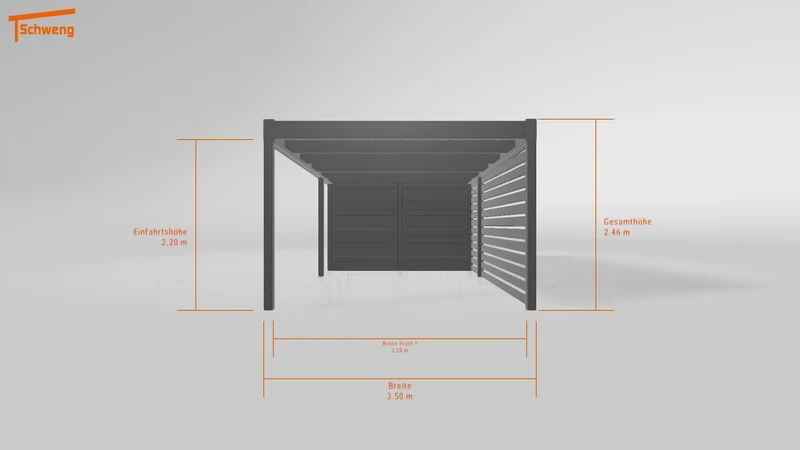 #DE Schweng Flachdachcarport C600 (ID dvzkj3) #MTG