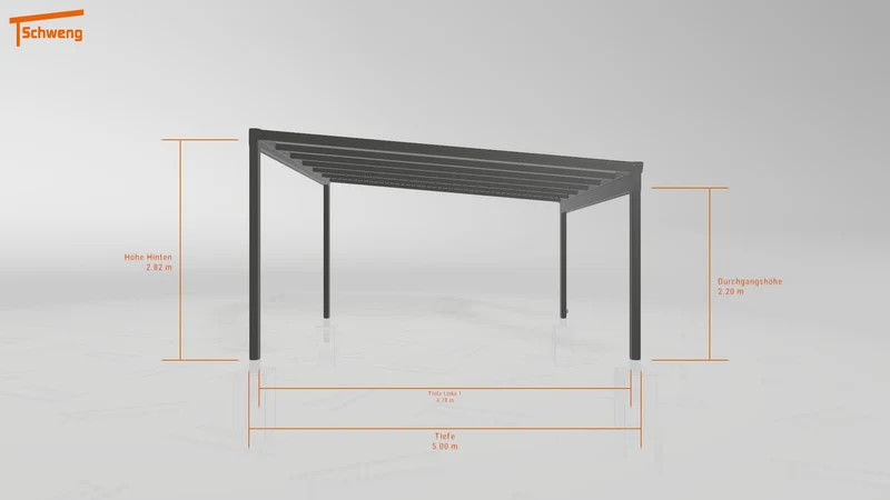 #DE Schweng Terrassenüberdachung S400 (ID zbxrpv)