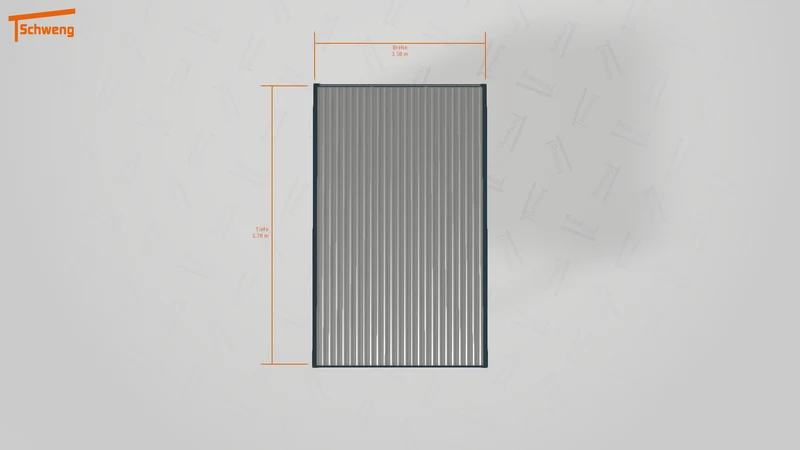 #DE Schweng Flachdachcarport C600 (ID pbq277)