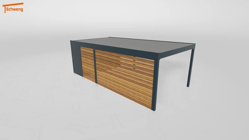 #DE Schweng Flachdachcarport C600 (ID qd2bxg) #MTG