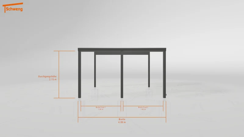 #DE Schweng Pultdachcarport S400 (ID zbxmz5)