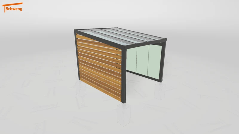 #DE Schweng Terrassenüberdachung S400 (ID mjrmmw)