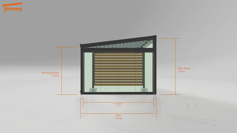 #DE Schweng Terrassenüberdachung S400 (ID mjrmmw)