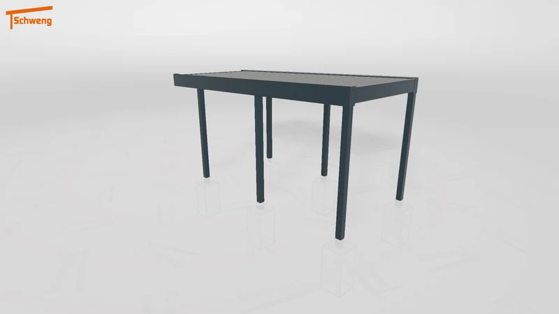 #DE Schweng Flachdachcarport C600+ (ID 5m9428) #MTG
